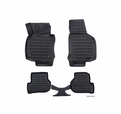 Set Covorase cauciuc tavita compatibile Seat Leon II 2005-2013 foto