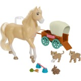 Set de joaca Spirit, calul Chica Linda in aventura salvatoare, Mattel