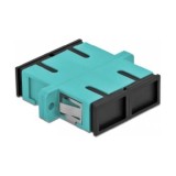 Adaptor fibra optica PXW SC-SC duplex multimode OM3 10G, aqua