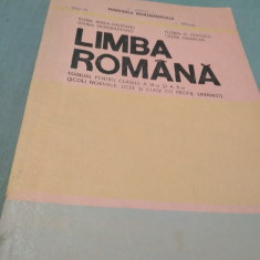 MANUAL LIMBA ROMANA CLASA IX-X ELENA BEREA-GAGEANU EDITURA DIDACTICA 1994