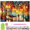 Set de broderie cu diamante 5D, 30x40cm, model Alee in parc Household NewTrend