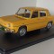 Macheta Renault 8 Major 1964 (Dacia 1100) galben - IXO/ Altaya 1/24