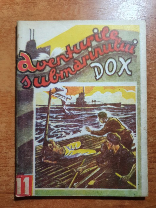 carte pentru copii anii &#039;90 -aventurile submarinului dox,nr 11