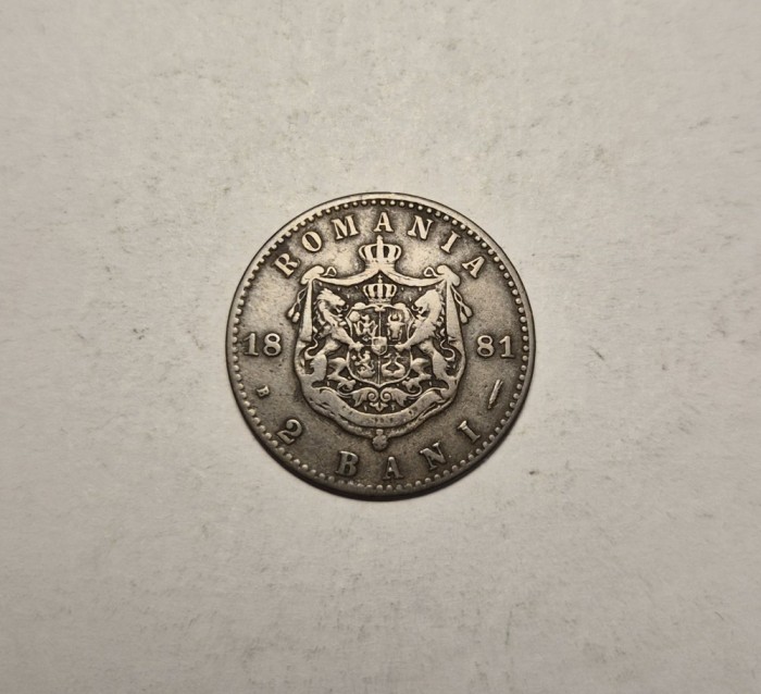 2 bani 1881 Rara
