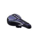 Șa Bicicletă Soft Plus Negru 26x17 cm, Ergonomică, Confortabilă, Montare pe Tija, Accesorii Biciclete