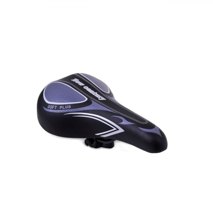 șa Bicicletă, Soft Plus, Negru, Dimensiuni 26x17 cm