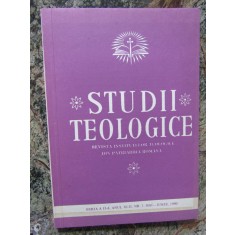 STUDII TEOLOGICE , SERIA A -II A ANUL XLII NR 3 MAI- IUNIE 1990