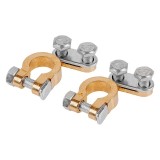 Set 2 borne baterie auto + / - ZLA0101