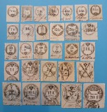 AUSTRIA, UNGARIA-lot fiscale Rare- stampilate