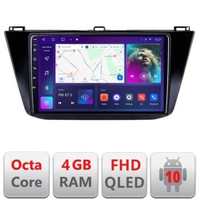 Navigatie VW Tiguan 2016- B-5883 Android Ecran QLED octa core 4+64 carplay android auto KIT-5883+EDT-E310V3 CarStore Technology foto