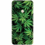 Husa silicon pentru Xiaomi Redmi Note 5A, Green Leaf Pattern