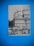 HOPCT 437 Q GRUP LA MANASTIREA CURTEA DE ARGES 1963-FOTOGRAFIE VECHE TIP CP-RO