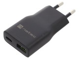 &Icirc;ncărcător USB NATEC Ribera, 20W, 3A, cu protecții multiple