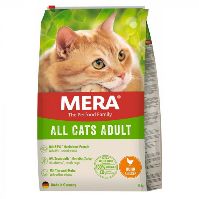 Hrana Uscata pentru Pisici Mera Cat Adult cu Pui, 10 kg