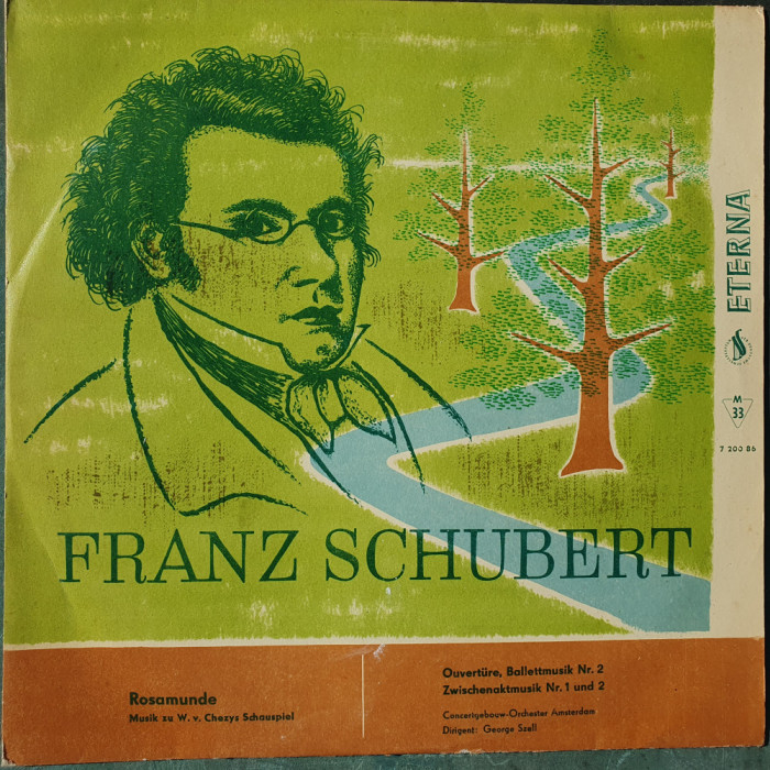 Disc vinil Franz Schubert, Rosamunde, Uvertura balet music nr 2, stare f buna