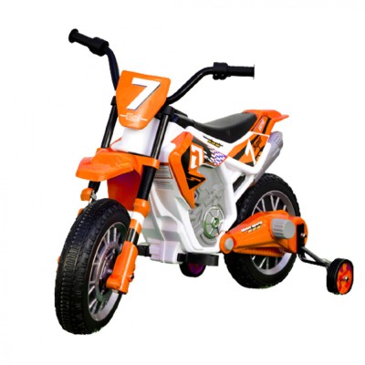 Motocicleta electrica Kinderauto BJH022 70W 12V PREMIUM, culoare Portocaliu foto