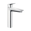 Baterie Lavoar Hansgrohe Logis 190, Pipa Inalta, Crom Lucios, Monocomanda, Cartus Ceramic, Ventil, Alama