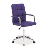 Scaun birou copii HM Gonzo 2, Ergonomic, Piele ecologica, Inaltime ajustabila, Mecanism balansare, 90 Kg, Mov, Cu Memory Foam, 160x200