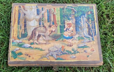 Puzzle vechi cu povesti 1900 foto