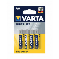 Baterie Varta SuperLife AA R6 1,5V zinc carbon set 4 buc.