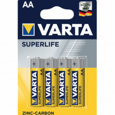 Baterie Varta SuperLife AA R6 1,5V zinc carbon set 4 buc.