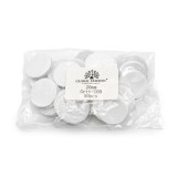 Set de 8 unități: Fișe adezive de schimb pentru discuri de pedichiură, 20 mm, #100, 50 bucăți, gri