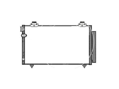 Condensator climatizare Toyota Corolla Verso, 04.2004-03.2009, motor 1.6, 81 kw benzina, 2.0 D-4D, 85 kw diesel, cutie manuala, full aluminiu brazat, foto