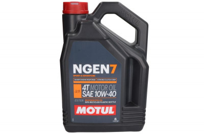 4T engine oil MOTUL NGEN 7 10W40 4l. API SN JASO MA-2 synthetic foto