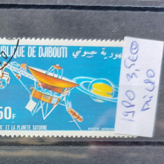 TS22 - Timbre serie Republica Djibouti 1980