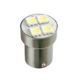 Bec Hyper-Led12 - 4SMD 24V frana soclu met P21W BA15s 1buc - Alb Garage AutoRide