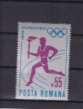 ROMANIA 1972 LP 802 FLACARA OLIMPICA MNH