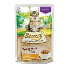 Stuzzy Cat Sterilized Chunks buca?i de pui in sos 85 g foto