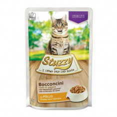 Stuzzy Cat Sterilized Chunks bucăți de pui în sos 85 g