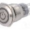 Intrerupator anti-vandalism, ON-(ON), &Oslash;19mm, ONPOW - LAS1-AGQ-11ET/R/12V/S