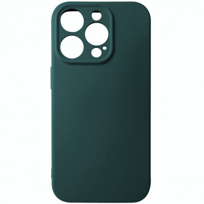 Husa silicon TPU Matte verde inchis pentru Apple iPhone 14 Pro foto