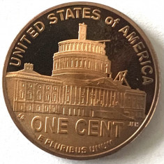 AMERICA 1 CENT 2009 PROOF LITERA S.(Abraham Lincoln-Presidency ) foto