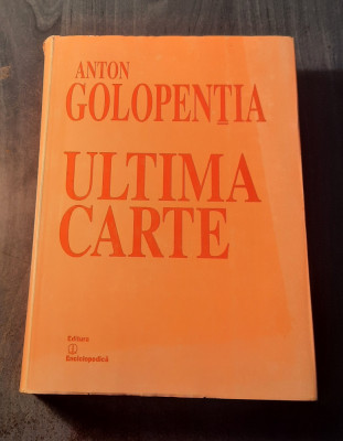 Ultima carte Anton Galopentia foto