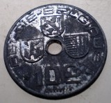 7.756 BELGIA WWII 10 CENTIMES 1944