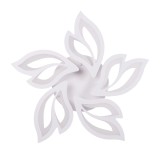 Plafoniera LED Erste Leaf 68W 3CCT cu Telecomanda Alb 580x580x85mm Corp Iluminat Modern Elegant pentru Living Dormitor Design Organic Stilizat