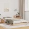 vidaXL Cadru de pat de podea Maro 100 x 200 cm Lemn masiv de pin 873385