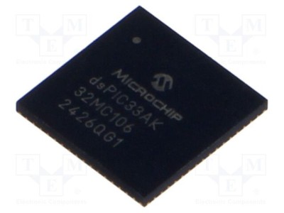 Microcontroler dsPIC 32kB 8kBRAM VQFN64 3&amp;divide;3,6VDC - Microchip Technology foto