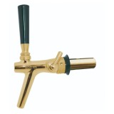 Robinet dozator bere - cu compensator, Model P3500, oțel crom-nichel, culoare aurie, Lungimea firului: 35 mm