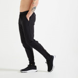 Pantalon de trening Slim 900 Fitness cardio Negru Bărbați, Domyos