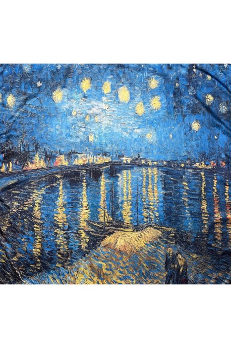 Esarfa patrata NS dama, Dacali, bleumarin, 70x70 cm