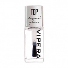 Lac de unghii incolor, Vipera, 10ml, Top Coat cu aspect de sticla lichida