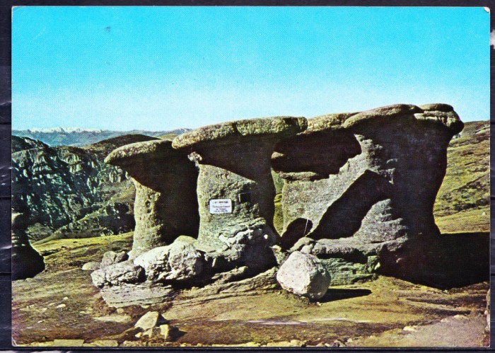 AMS - ILUSTRATA 024 MUNTII BUCEGI - BABELE 1972 RSR, CIRCULATA