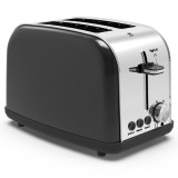 Prajitor de paine Paxton T-850DA, 850 W, 2 felii, 7 trepte de rumenire, functie dezghetare, functie reincalzire, functie anulare