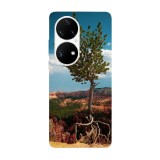 Husa compatibila cu Huawei Nova Y70 model Green Leafed Tree, Silicon, TPU, Viceversa, Transparent, Carcasa