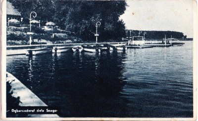 AMS# - ILUSTRATA/VEDERE DEBARCADERUL DE LA SNAGOV 1930, CIRCULATA foto