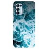 Husa compatibila cu Oppo Find X3 Lite model Crushing waves, Silicon, TPU, Viceversa, Transparent, Carcasa